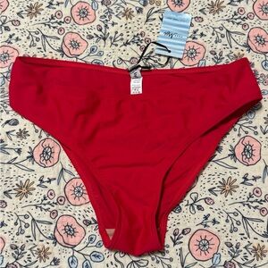 Pour Moi Red Bikini Bottom